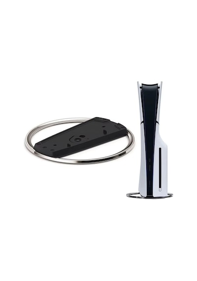 Ps5 / Ps5 Slim Konsol Diskli Ve Dijital Model İçin Vidalı Metal Dikey Stand