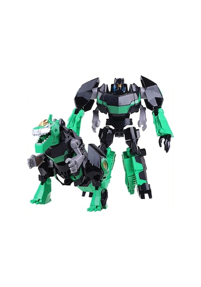 T-warrior Metal Gövdeli Dinazora Dönüşebilen Robot Yeşil Transformers