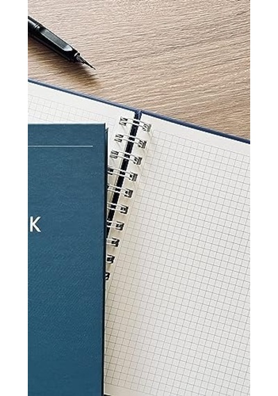Sert Mukavva Kapaklı Spiralli 80 Yaprak Kareli A5 Not Defteri, Not Defteri, Okul Defteri, 8 Farklı Renk Seçeneği, Of