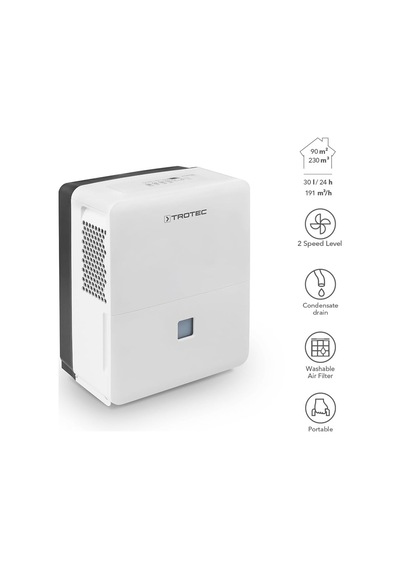 Tr Konfor Nem Alıcı Ttk 96 E Maks. 30 L/gün , 230 M³/90 M² 'ye Kadar Odalar İçin Uygundur Genel