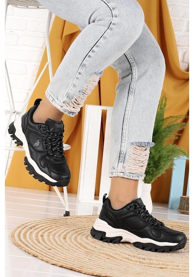 U.S. Polo Assn. U.s Polo Assn Tracky Yüksek Taban Kadın Sneaker Spor Ayakkabı