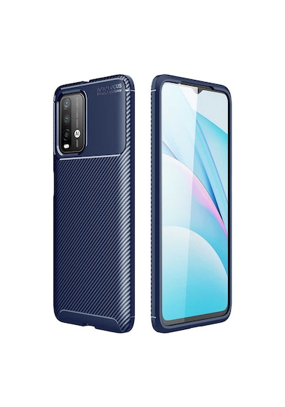 Xiaomi Poco M3 Kılıf Focus Karbon Kamera Korumalı Esnek Silikon Kılıf