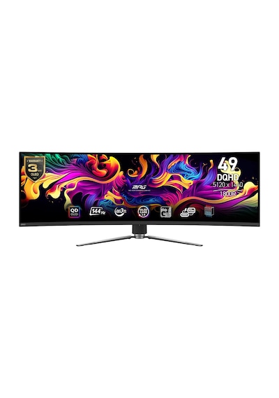 MSI MPG 491CQP QD-OLED 49" 0.03 MS 144 Hz Curved OLED Oyuncu Monitör