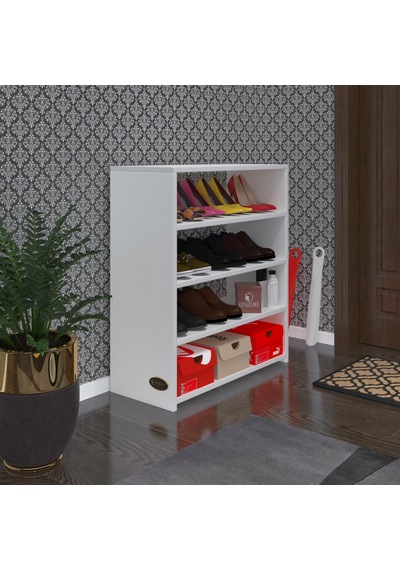 Kenzlife Ayakkabılık Goya Byz 080 70 30 Arkalıksız Ayakkabı Ofis Dolabı