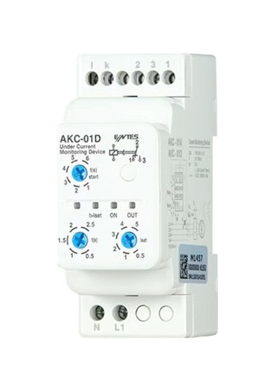 Entes Akc-01d Düşük Akım Koruma Rölesi 0,5-5a, M1457