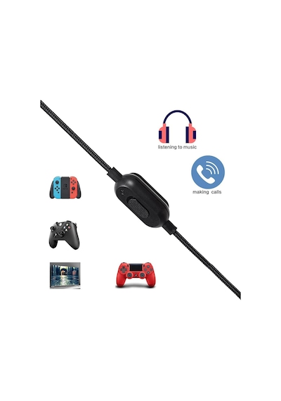 Logitech G433 G233 GPRO GPROX Uyumlu Gaming Mikrofonlu Kulaklık Ses Kablosu