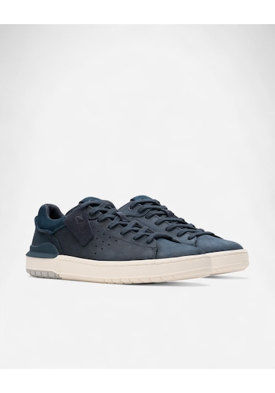 Clarks Courtlite2 Run Navy Nubuck, M 7 Erkek Lacivert Spor Ayakkabı 26181323 Lacivert