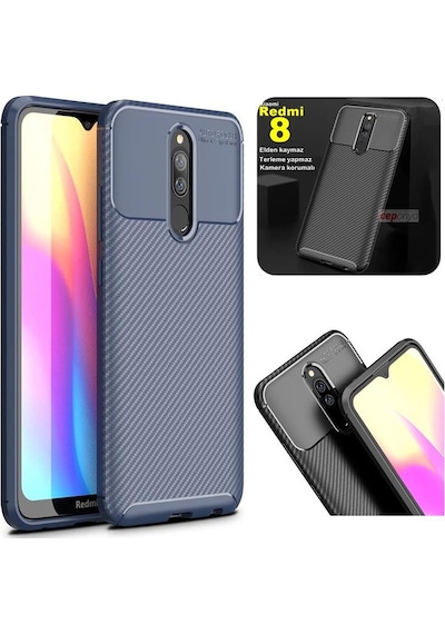 Xiaomi Redmi 8 Elde Kaymayan Kamera Korumalı Kaliteli Kılıf