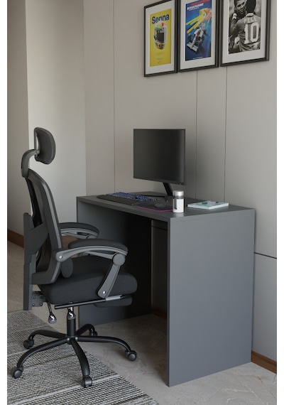 Alpa Ev Mobilya Çalışma Masası, Modern Bilgisayar Masası, Ofis & Ev Kullanımı, Minimal Tasarım Antrasit Alpa Ev Mobilya Çalışma Masası, Modern Bilgisayar Masası, Ofis & Ev Kullanımı, Minimal Tasarım Antrasit