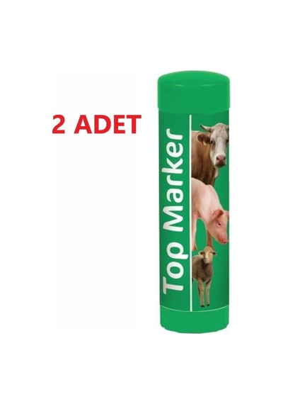 Topmarker Hayvan İşaretleme Kalemi Yeşil-2 Adet
