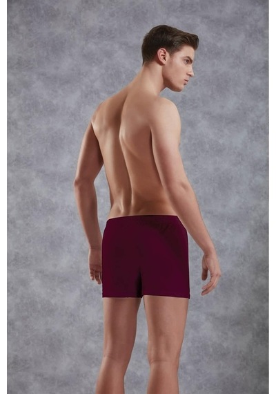 Doreanse 1511 Erkek Pamuk Düğmeli Bordo Boxer