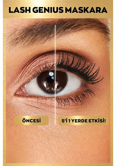Avon True Lash Genius Maskara 5 Etkili Maskara Blackest Black + Kiss Me Ultra Mat Ruj Marvellous Mocha