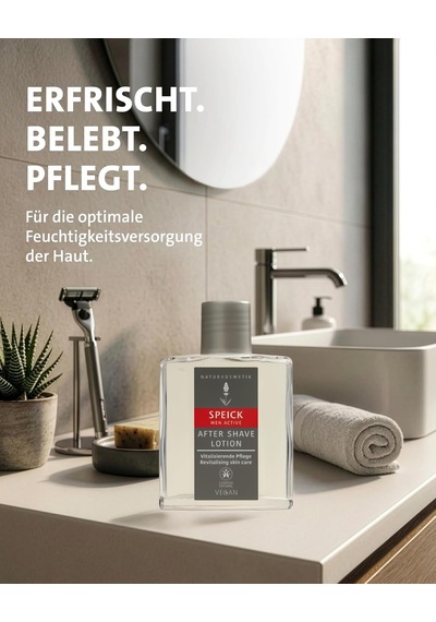 Men Active Tıraş Sonrası Losyon 100 Ml Ferahlatıcı Ve Canlandırıcı After Shave, Doğal Bitki Özü, Vegan, Hassas Ciltler İçin Bakım
