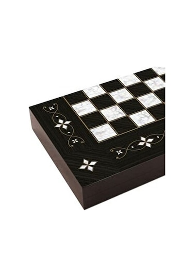 Star Oyun Aletleri Polyester Antik Tavla Mine 5x48x6 Cm Şık Desenli Oyun Takımı