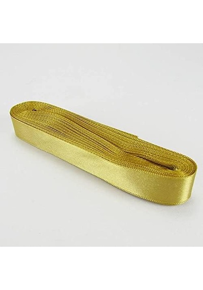 Gold Altın Saten Kurdela 2 Cm. X 10 Metre