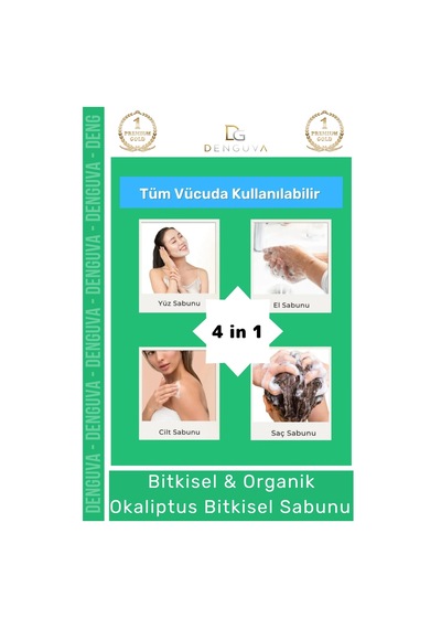 100% Doğal Güzel Kokulu El Yüz Saç Vücut Cilt Onaran Kolajen Etkili Okaliptus Bitkisel Sabun 2 Adet Karışık