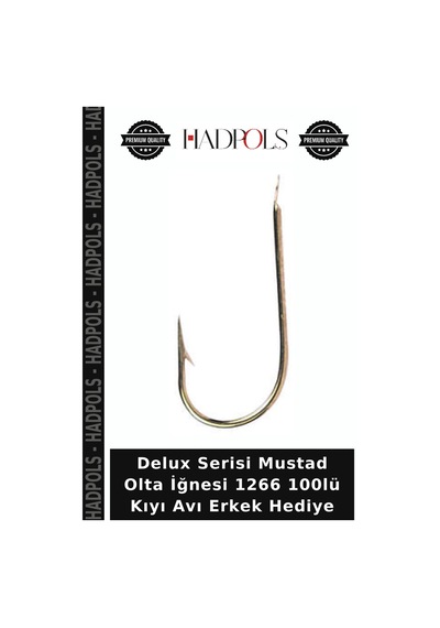 Delux Serisi Mustad Olta İğnesi 1266 100lü Kıyı Avı Erkek Hediye No:5