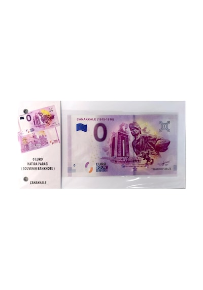 0 Euro Hatıra ve Koleksiyon Parası - Çanakkale 2019 Föylü