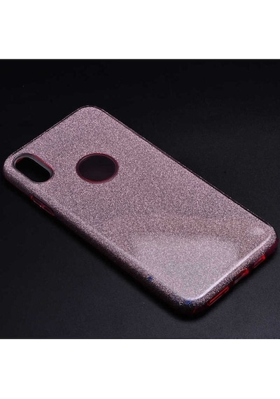 Apple Uyumlu iPhone Xs Max 6.5 Kılıf Zore Shining Silikon Rose Gold