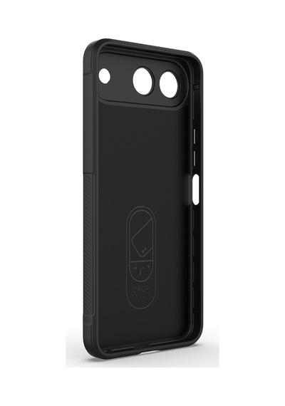 Tecno Spark 40 5g Kılıf Esnek Tpu Oyuklu Arka Yüzey Tasarımlı Zore Etnik Silikon Kapak - Siyah