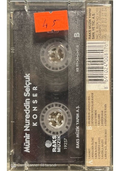 Plak Değildir Kaset Tir Münir Nureddin Selçuk Konser 1964 İstan