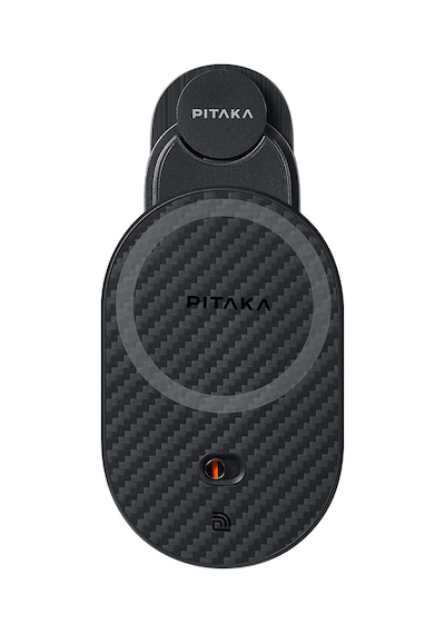 Pitaka Magez Pro 2 Magsafe Özellikli Qi2 Tesla Model Y Ve Model 3 Uyumlu Araç Telefon Tutucu Siyah