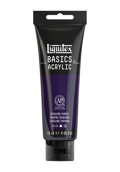 Liquitex Basics Akrilik 118Ml - Dioxazine Purple 186
