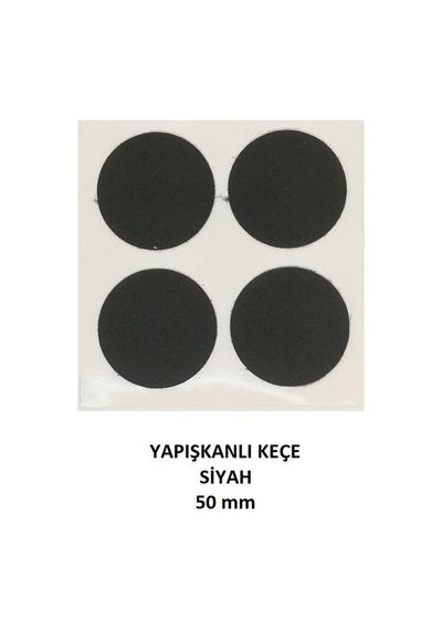 Zemin Koruyucu, Keçe Seti, Siyah, 7 Parça