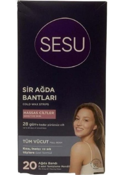 Sesu Sir Ağda Bant Hassas Ciltler Ağda Bandı 20'li
