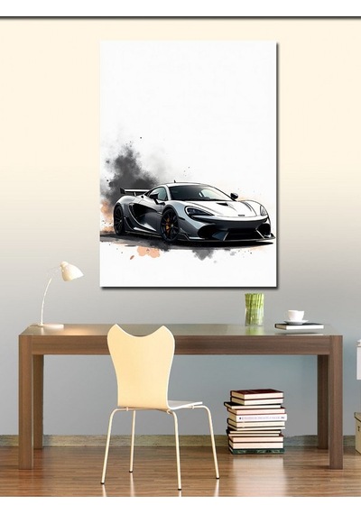 Kanvas Tablo Hızın Beyaz Cenneti 70cmx100cm