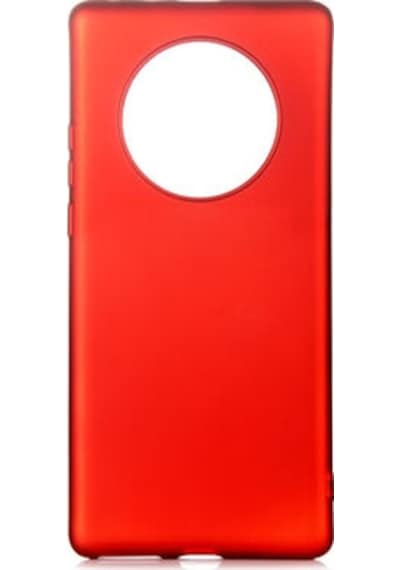 Huawei Mate 40 Pro Kılıf Esnek Yapılı İnce Slim Silikon Kapak Ryc/premier Kirmizi