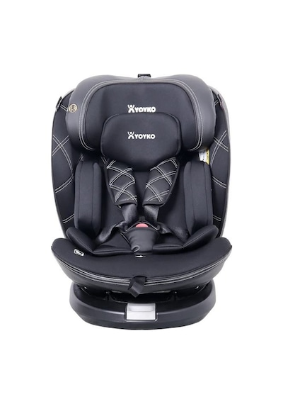Ultimate 360 Dönebilir Yatabilir 0-36 Kg Deri Oto Koltuğu Isofıx/sıp/latch Siyah