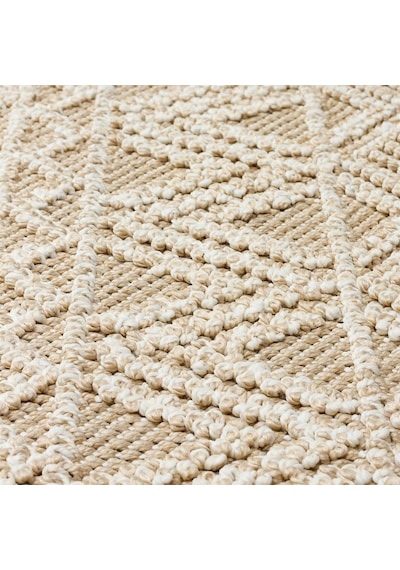 Eko Halı Soho Sh 14 Beige Hav Toz Vermez Hasır Dokuma Modern Makine Halısı Bej