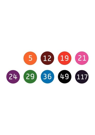 Tr Poxsdkbr9 Fırça Kalemi Pıgma Brush, 9'lu Kılıf, Çeşitli Renklerde, 9 Adet Tekli Paket Genel