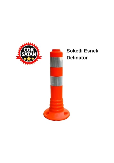 Esnek Delinatör 40 X 8 Cm Tpe - Soketli, Esnek Duba