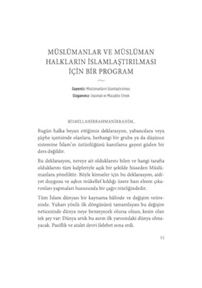 İslam Deklarasyonu Ve Tarihi Savunma