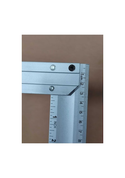 Klc L Gönye Su Terazili Alüminyum Cetvel Marangoz Kaynak Kaynakçı Gönyesi 350 Mm