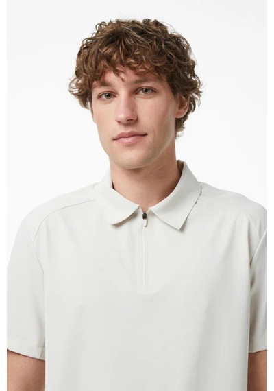 Nautica Erkek Krem Regular Fit Polo Yaka T-shirt-14502