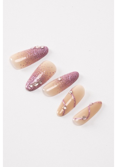 Pop Beauty Takma Tırnak Seti & Zararsız Yapıştırıcı, El Yapımı Handmade Popbeauty10177