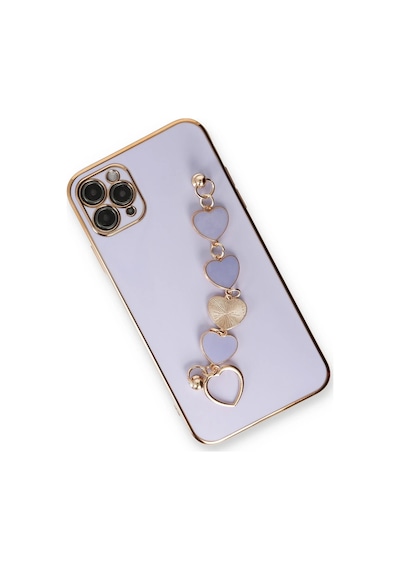 Cosmotex Newface Apple iPhone Uyumlu  11 Pro Max Kılıf Esila Silikon - Lila