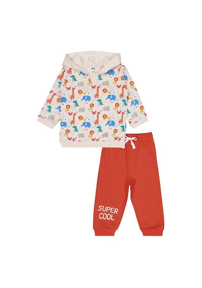 Civil Baby Safari Baskılı 2'li Set 6-18 Ay Takım - Standart