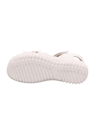 Superfit Sparkle Kız Çocuk Sandalet - Beyaz Gümüş 609004-1020 Beyaz - Gümüş