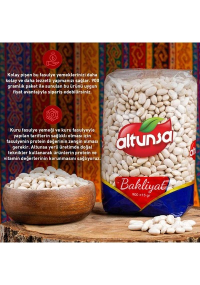 Altunsa Fasulye Dermason Yerli 900 G x 2 Adet