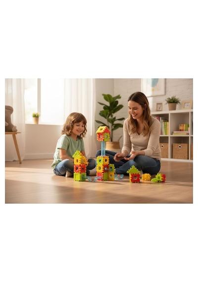 Toplu Yapı Blokları Rolling Building Blocks 70 Parça Toplu 3+ Yaş