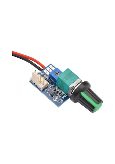 Dc 12v Pwm Fan Hız Kontrol Devresi Zfc4-1km Ayar Potlu Anahtarlı Pc Cpu Soğutucu 4 Telli Fan