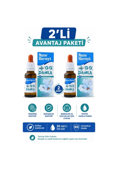 Nurse Harvey's Gg Plus Damla 20 Ml 2 Adet