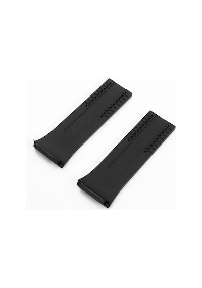 Porsche Design P6780 Model Uyumlu Silikon Saat Kordonu Siyah