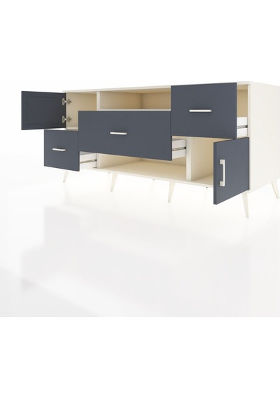 Kronos Konsol 2 Raflı 3 Çekmeceli 2 Kapaklı 176x59x83 Aytaşı-antrasit/antrasit Antrasit/antrasit Kronos Konsol 2 Raflı 3 Çekmeceli 2 Kapaklı 176x59x83 Aytaşı-antrasit/antrasit Antrasit/antrasit