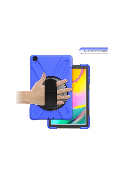 Galaxy T510 Tab A 10.1 Kılıf Amazing Tablet Kapak - Mavi Diğer