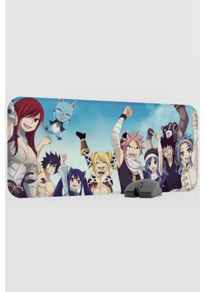 Fairy Tail Anime V4 - 70x30 Xl Gaming Kauçuk Kaymaz Taban Mouse Pad Fare Altlığı